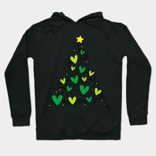 VSCO Girl Christmas Tree from Green Hearts Hoodie